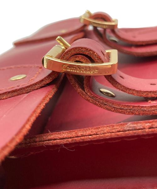 THE CAMBRIDGE SATCHEL Co.（ケンブリッジサッチェル）THE CAMBRIDGE SATCHEL CO. (ケンブリッジサッチェル) 2WAYバッグ レッドの古着・服飾アイテム