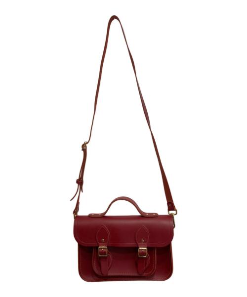 THE CAMBRIDGE SATCHEL Co.（ケンブリッジサッチェル）THE CAMBRIDGE SATCHEL CO. (ケンブリッジサッチェル) 2WAYバッグ レッドの古着・服飾アイテム