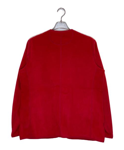 DANTON（ダントン）DANTON (ダントン) フリースカーディガン レッド サイズ:42の古着・服飾アイテム