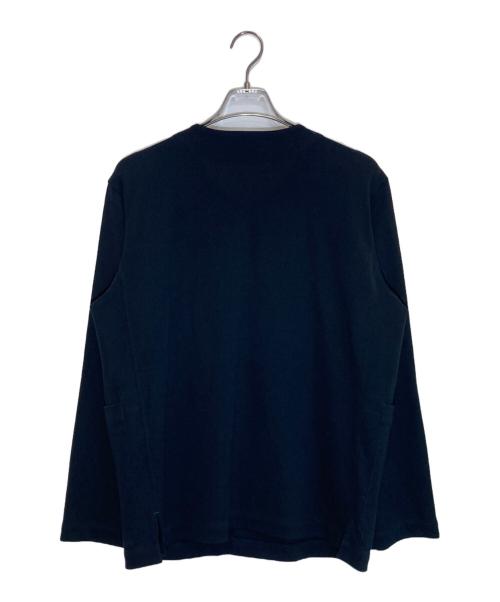 Milan Rib B.A Hospital Jacket（ミラノリブ ビーエー ホスピタル ジャケット）Milan Rib B.A Hospital Jacket (ミラノリブ ビーエー ホスピタル ジャケット) ノーカラージャケット ネイビー サイズ:46の古着・服飾アイテム