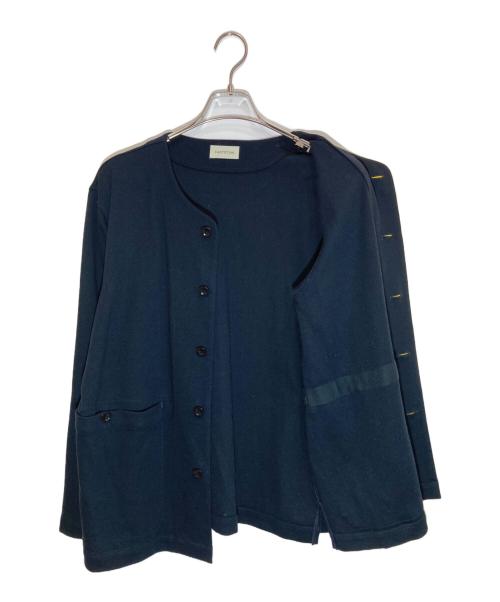 Milan Rib B.A Hospital Jacket（ミラノリブ ビーエー ホスピタル ジャケット）Milan Rib B.A Hospital Jacket (ミラノリブ ビーエー ホスピタル ジャケット) ノーカラージャケット ネイビー サイズ:46の古着・服飾アイテム