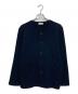 Milan Rib B.A Hospital Jacket（ミラノリブ ビーエー ホスピタル ジャケット）の古着「ノーカラージャケット」｜ネイビー