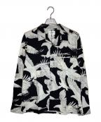 THE CRIMIEザ クライミー）の古着「SHADOW EAGLE LONG SLEEVE SHIRT」｜ホワイト×ブラック