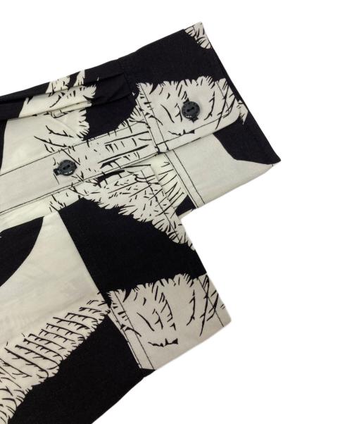 THE CRIMIE（ザ クライミー）THE CRIMIE (ザ クライミー) SHADOW EAGLE LONG SLEEVE SHIRT ホワイト×ブラック サイズ:Ⅿの古着・服飾アイテム