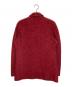 ISSEY MIYAKE MEN (イッセイミヤケメン) 縮絨ニットジャケット レッド サイズ:SIZE 2：25000円
