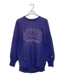 Champion REVERSE WEAVE（チャンピオン リバース ウィーブ）の古着「プリントスウェット」｜パープル