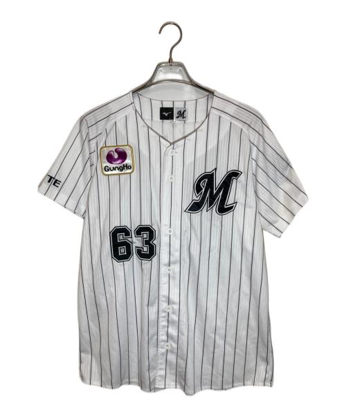 MIZUNO（ミズノ）MIZUNO (ミズノ) ベースボールシャツ ホワイト サイズ:Ⅿの古着・服飾アイテム