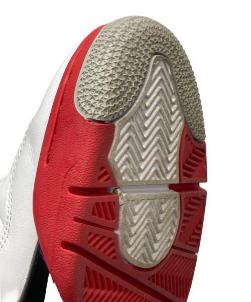 NIKE（ナイキ）NIKE (ナイキ) AIR JORDAN 4 RETRO ホワイト×レッド サイズ:28cmの古着・服飾アイテム