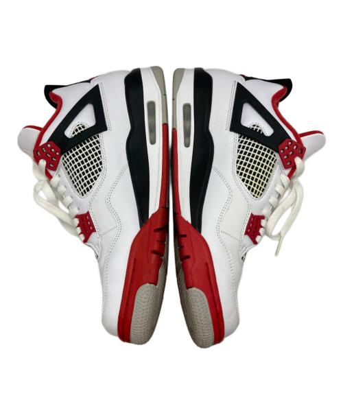 NIKE（ナイキ）NIKE (ナイキ) AIR JORDAN 4 RETRO ホワイト×レッド サイズ:28cmの古着・服飾アイテム