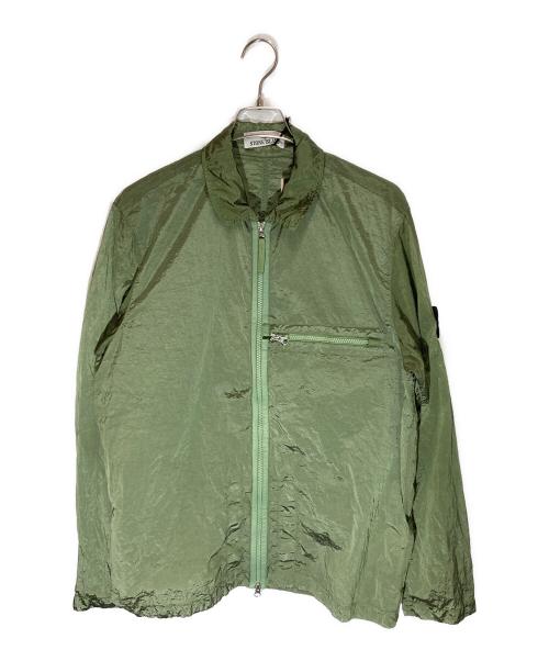 STONE ISLAND（ストーンアイランド）STONE ISLAND (ストーンアイランド) ナイロンメタルオーバーシャツ グリーン サイズ:XLの古着・服飾アイテム