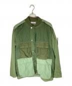 STONE ISLANDストーンアイランド）の古着「Mix Fabric Hype-TC ブルゾン」｜グリーン