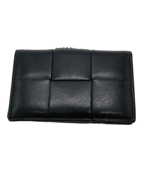 BOTTEGA VENETA（ボッテガベネタ）BOTTEGA VENETA (ボッテガベネタ) カセット フラップカードケース ブラックの古着・服飾アイテム