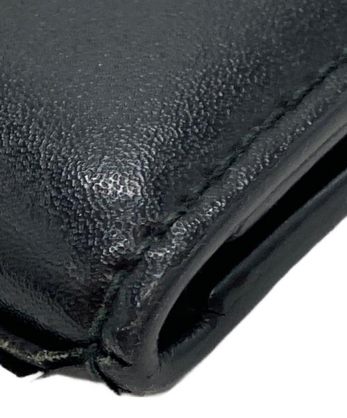 BOTTEGA VENETA（ボッテガベネタ）BOTTEGA VENETA (ボッテガベネタ) カセット フラップカードケース ブラックの古着・服飾アイテム
