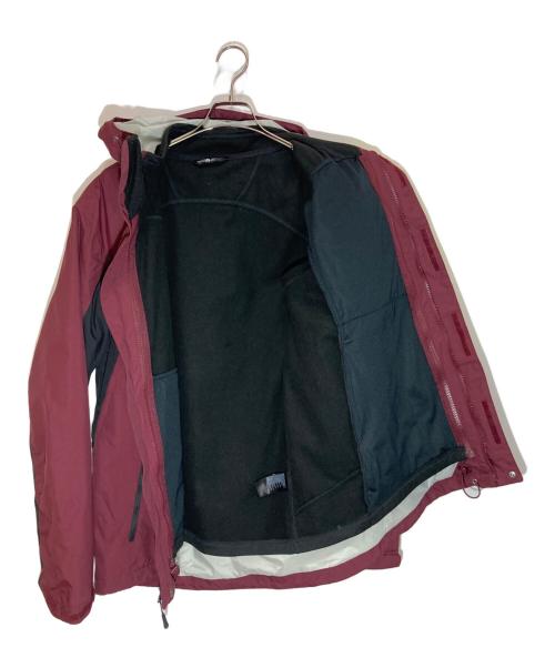 THE NORTH FACE（ザ ノース フェイス）THE NORTH FACE (ザ ノース フェイス) CINDER TRI JKT-RTO ブラック×ボルドー サイズ:Ⅿの古着・服飾アイテム