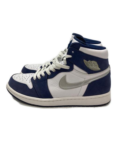NIKE（ナイキ）NIKE (ナイキ) AIR JORDAN 1 HIGH OG CO JP ホワイト×ネイビー サイズ:27cmの古着・服飾アイテム