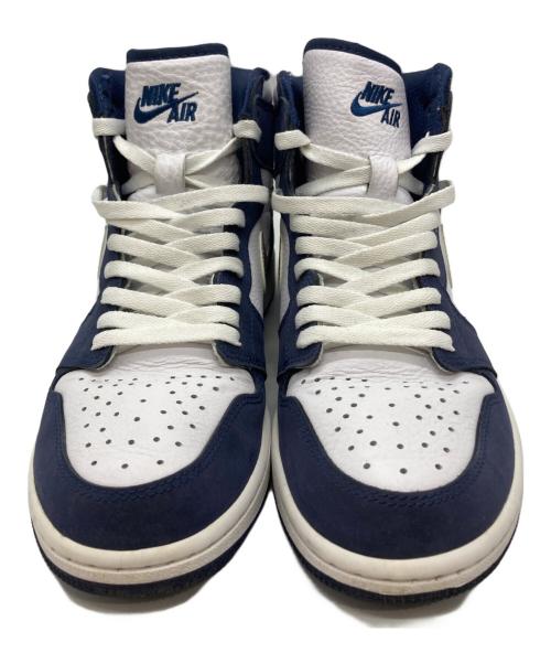 NIKE（ナイキ）NIKE (ナイキ) AIR JORDAN 1 HIGH OG CO JP ホワイト×ネイビー サイズ:27cmの古着・服飾アイテム
