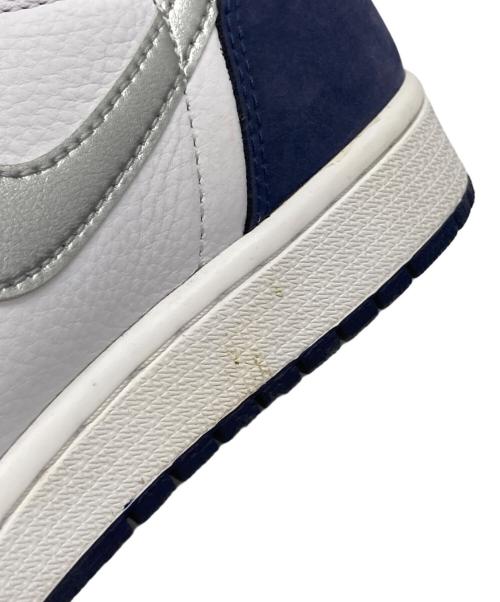 NIKE（ナイキ）NIKE (ナイキ) AIR JORDAN 1 HIGH OG CO JP ホワイト×ネイビー サイズ:27cmの古着・服飾アイテム
