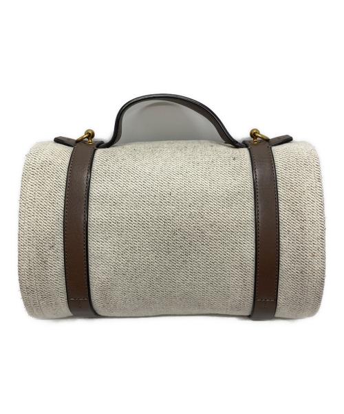 TORY BURCH（トリーバーチ）TORY BURCH (トリーバーチ) ブランケットダッフルショルダーバッグ グレー サイズ:-の古着・服飾アイテム