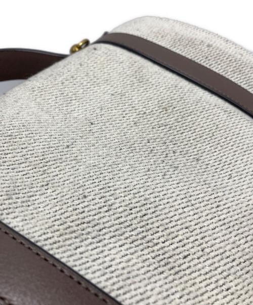 TORY BURCH（トリーバーチ）TORY BURCH (トリーバーチ) ブランケットダッフルショルダーバッグ グレー サイズ:-の古着・服飾アイテム