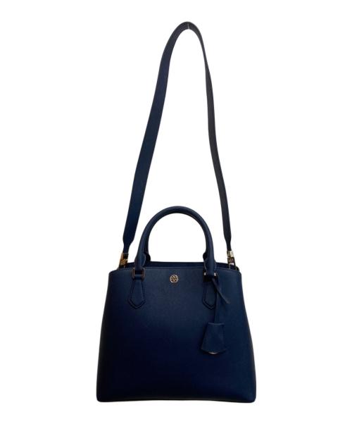 TORY BURCH（トリーバーチ）TORY BURCH (トリーバーチ) 2WAYトートバッグ ネイビー サイズ:-の古着・服飾アイテム