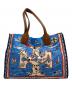 TORY BURCH（トリーバーチ）の古着「エラプリントトートバッグ」｜ブルー