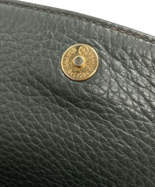 COACH（コーチ）COACH (コーチ) レザーショルダーバッグ グリーンの古着・服飾アイテム