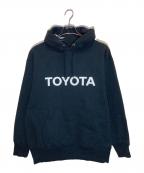 YEN TOWN MARKET×TOYOTAエンタウンマーケット×トヨタ）の古着「TOYOTA LOGO Hoodie」｜ブラック