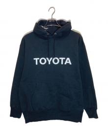 YEN TOWN MARKET×TOYOTA（エンタウンマーケット×トヨタ）の古着「TOYOTA LOGO Hoodie」｜ブラック