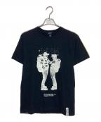 Denham×MOUNTAIN RESEARCHデンハム×マウンテンリサーチ）の古着「プリントTシャツ」｜ブラック