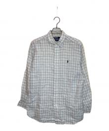 POLO RALPH LAUREN（ポロ・ラルフローレン）の古着「リネンシャツ」｜ホワイト