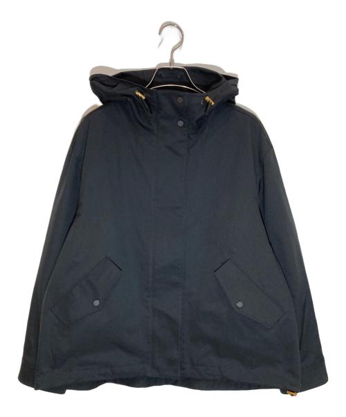 23区（ニジュウサンク）23区 (ニジュウサンク) ブライトツイル マウンテンパーカー ブラック サイズ:SIZE M (38)の古着・服飾アイテム