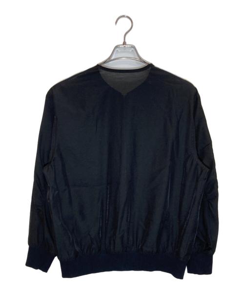 23区（ニジュウサンク）23区 (ニジュウサンク) シアーブルゾン ブラック サイズ:SIZE M (38)の古着・服飾アイテム