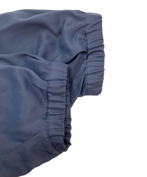 自由区（ジユウク）自由区 (ジユウク) ライトシアーノーカラー ブルゾン ネイビー サイズ:SIZE M (38)の古着・服飾アイテム