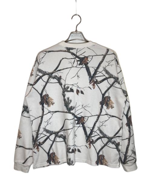 LFYT（エルエフワイティー）LFYT (エルエフワイティー) WAFFLE THERMAL L/S TEE ホワイト サイズ:Ⅼの古着・服飾アイテム