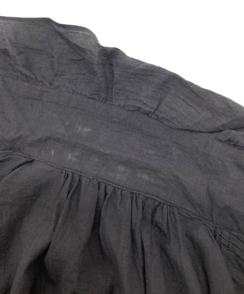 journal standard luxe（ジャーナルスタンダード ラックス）JOURNAL STANDARD LUXE (ジャーナルスタンダード ラックス) 80コットンローンフリルブラウス ブラック サイズ:SIZE Freeの古着・服飾アイテム