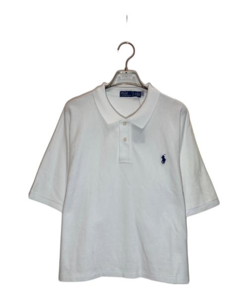 POLO RALPH LAUREN（ポロ・ラルフローレン）POLO RALPH LAUREN (ポロ・ラルフローレン) ドルマンスリーブメッシュ ポロシャツ ホワイト サイズ:XL 未使用品の古着・服飾アイテム