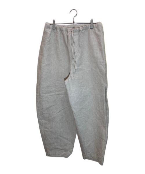 journal standard luxe（ジャーナルスタンダード ラックス）journal standard luxe (ジャーナルスタンダード ラックス) リネンペーパークロス ボーパンツ アイボリー サイズ:SIZE Free 未使用品の古着・服飾アイテム