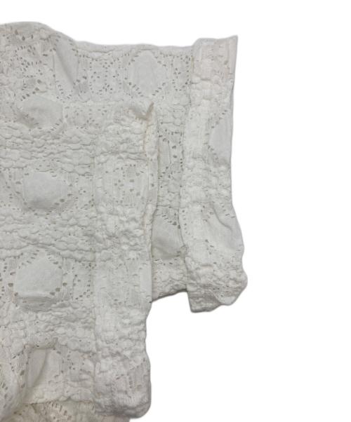CITYSHOP（シティショップ）CITYSHOP (シティショップ) LACE Tシャツ ホワイト サイズ:SIZE Freeの古着・服飾アイテム