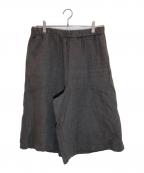 journal standard luxeジャーナルスタンダード ラックス）の古着「リネンヘリンボン ハーフパンツ」｜ブラウン