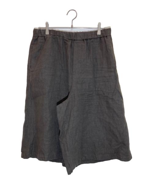 journal standard luxe（ジャーナルスタンダード ラックス）JOURNAL STANDARD LUXE (ジャーナルスタンダード ラックス) リネンヘリンボン ハーフパンツ ブラウン サイズ:SIZE Freeの古着・服飾アイテム