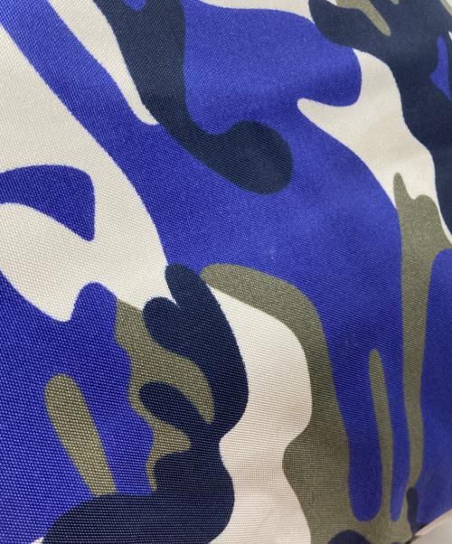 Herve Chapelier（エルベシャプリエ）Herve Chapelier (エルベシャプリエ) カモガラ舟形トートバッグ ブルーの古着・服飾アイテム