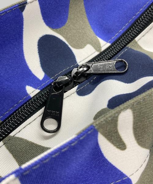 Herve Chapelier（エルベシャプリエ）Herve Chapelier (エルベシャプリエ) カモガラ舟形トートバッグ ブルーの古着・服飾アイテム