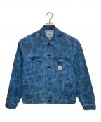 Carhartt WIPカーハート ワーク イン プログレス）の古着「DUCK HELSTON JACKET」｜インディゴ