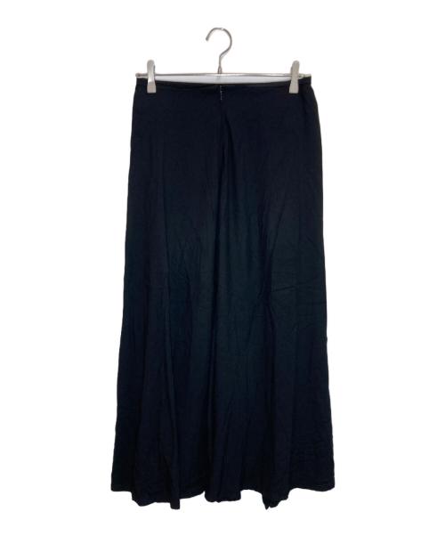 yohji yamamoto+noir（ヨウジヤマモトプリュスノアール）yohji yamamoto+Noir (ヨウジヤマモトプリュスノアール) レーヨンスカート ブラック サイズ:1の古着・服飾アイテム