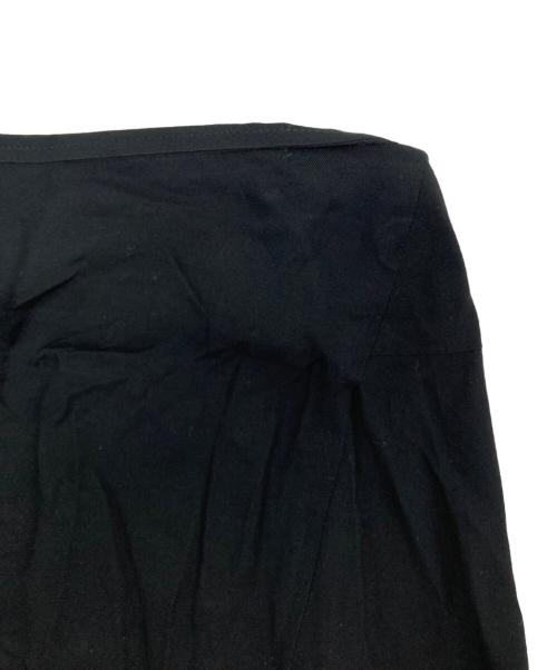yohji yamamoto+noir（ヨウジヤマモトプリュスノアール）yohji yamamoto+Noir (ヨウジヤマモトプリュスノアール) レーヨンスカート ブラック サイズ:1の古着・服飾アイテム
