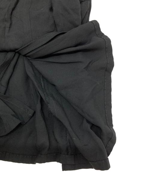 yohji yamamoto+noir（ヨウジヤマモトプリュスノアール）yohji yamamoto+Noir (ヨウジヤマモトプリュスノアール) レーヨンスカート ブラック サイズ:1の古着・服飾アイテム