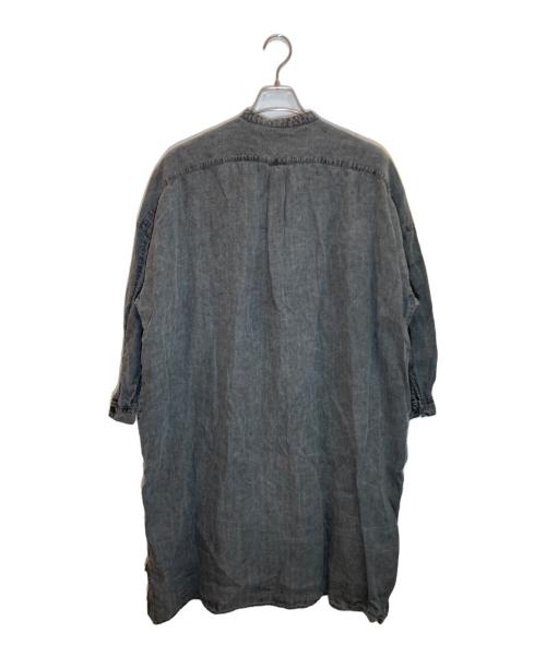 nest Robe（ネストローブ）nest Robe (ネストローブ) リネンシャツワンピース グレー サイズ:SIZE Freeの古着・服飾アイテム