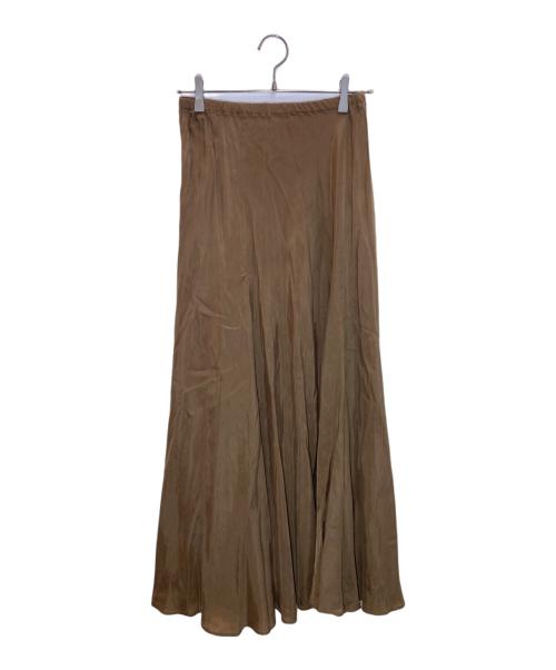 Plage（プラージュ）Plage (プラージュ) Washable Fibril ロングスカート ブラウン サイズ:SIZE M (38)の古着・服飾アイテム