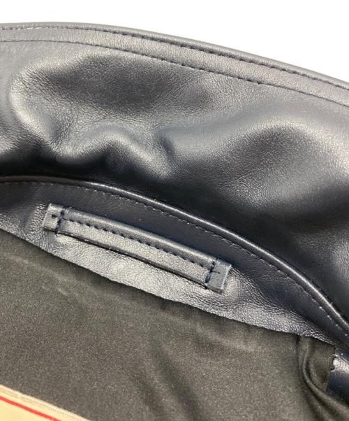 666 LEATHER  WEAR（トリプルシックス レザーウェア）666 LEATHER  WEAR (トリプルシックス レザーウェア) ライダースジャケット ネイビー サイズ:34の古着・服飾アイテム