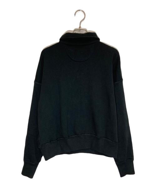 POLO RALPH LAUREN（ポロ・ラルフローレン）POLO RALPH LAUREN (ポロ・ラルフローレン) ハーフジップスウェット ブラック サイズ:Sの古着・服飾アイテム